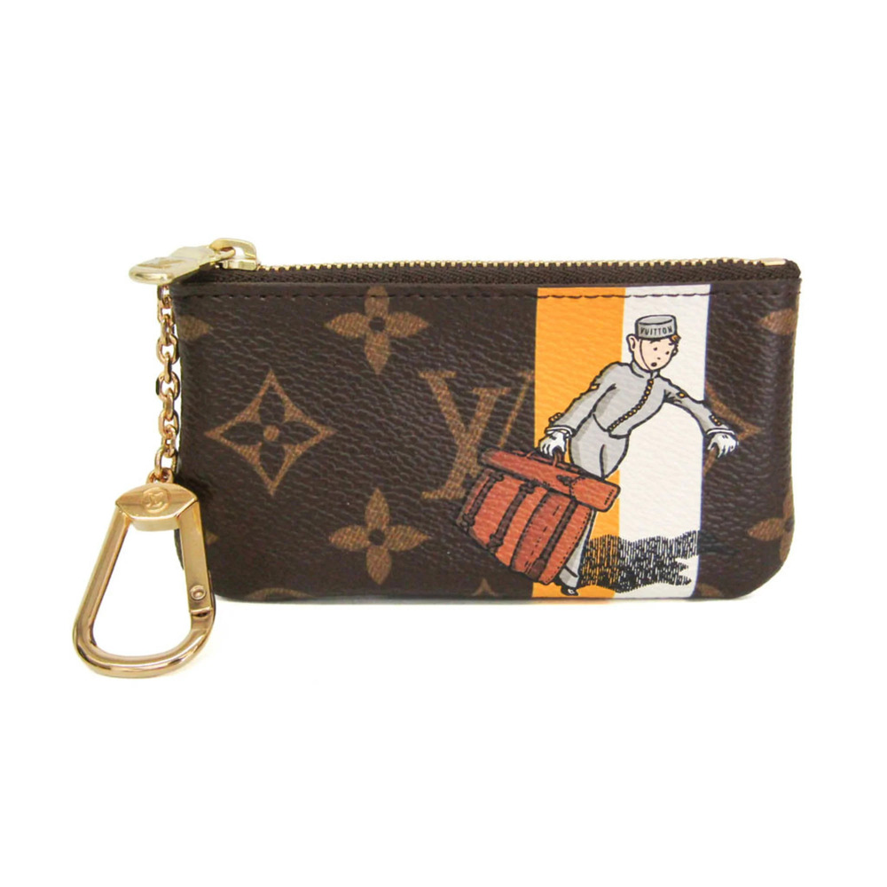 Louis Vuitton Monogram Groom Key Pouch Porter M60033 Women,Men Monogram Groom...